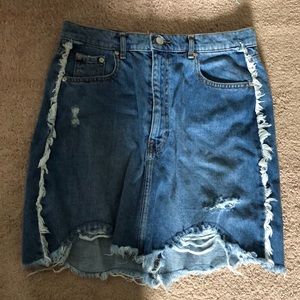 ZARA Denim Mini Skirt